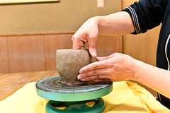 吉村楽入先生指導による樂茶碗陶芸体験・茶碗解説